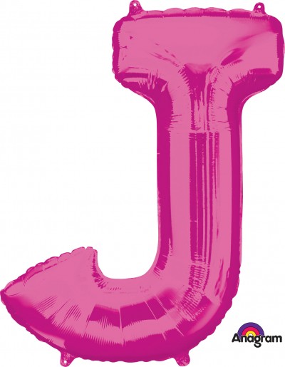 SuperShape Letter "J" Pink