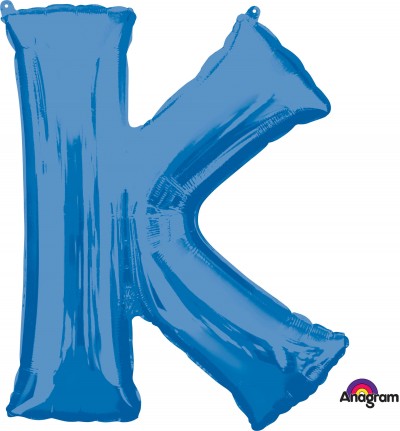 SuperShape Letter "K" Blue