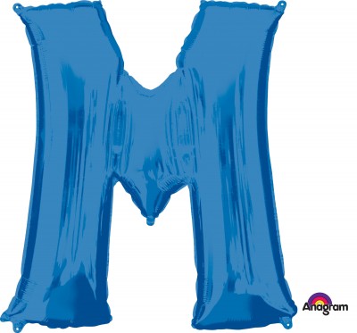 SuperShape Letter "M" Blue