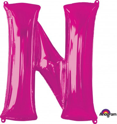 SuperShape Letter "N" Pink