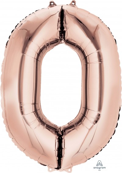 SuperShape Number 0 Rose Gold