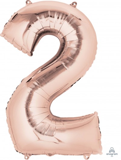 SuperShape Number 2 Rose Gold