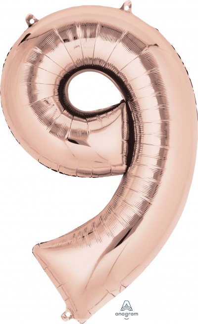 SuperShape Number 9 Rose Gold