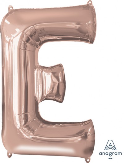 Anagram SuperShape Letter "E" Rose Gold