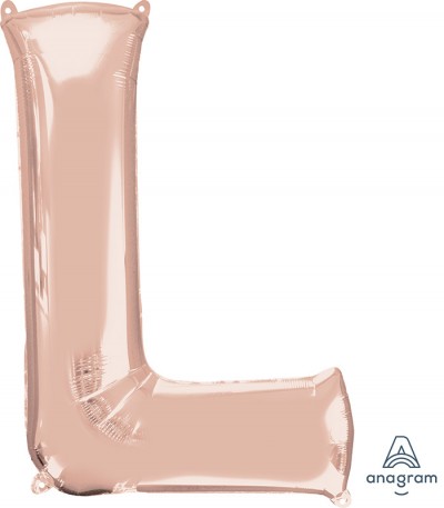 Anagram SuperShape Letter "L" Rose Gold
