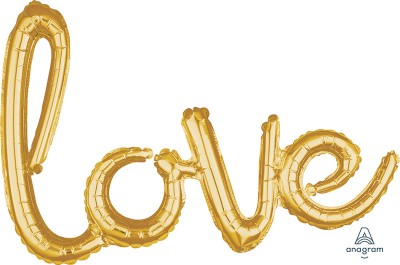 Script Phrase "Love" Gold