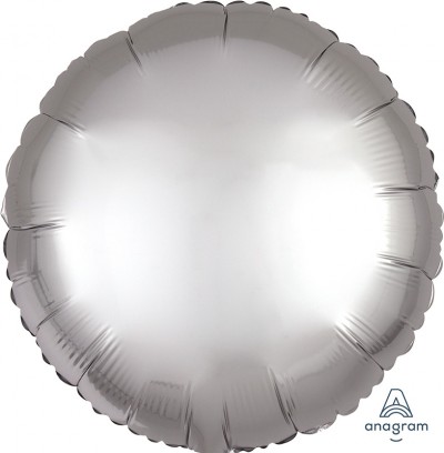 Standard Satin Luxe Platinum Circle  (Flat)