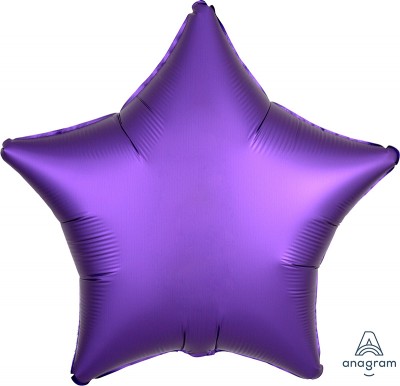 Standard Satin Luxe Purple Royale Star  (Flat)