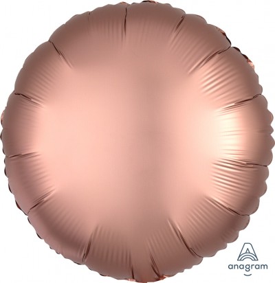 Standard Satin Luxe Rose Copper (circle)