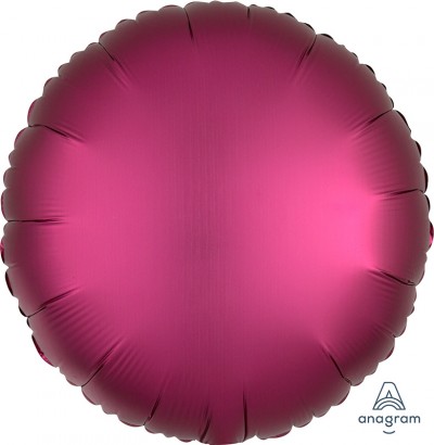 Standard Satin Luxe Pomegranate (circle)