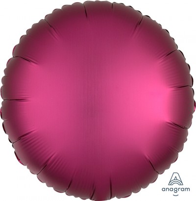 Standard Satin Luxe Pomegranate Circle  (Flat)