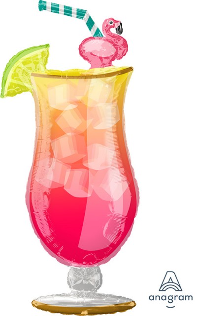 SuperShape Let's Flamingle Tropical Drink