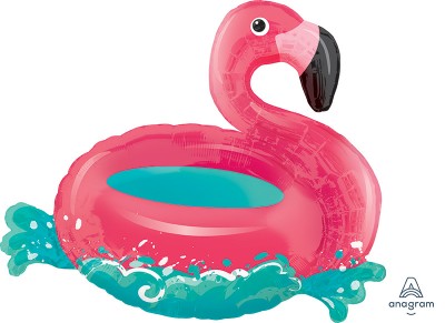 SuperShape Floating Flamingo