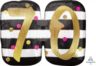 SuperShape Holographic Pink & Gold Milestone 70