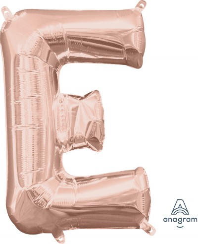 Anagram MiniShape Letter "E" Rose Gold