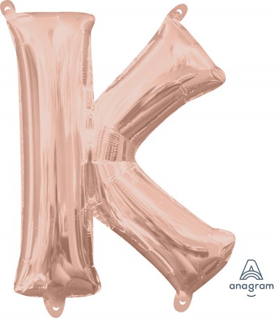 Anagram MiniShape Letter "K" Rose Gold
