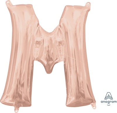 Anagram MiniShape Letter "M" Rose Gold