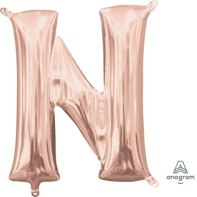 Anagram MiniShape Letter "N" Rose Gold