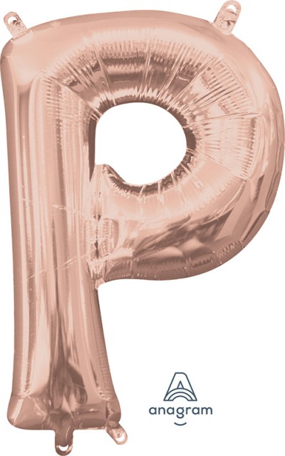 Anagram MiniShape Letter "P" Rose Gold