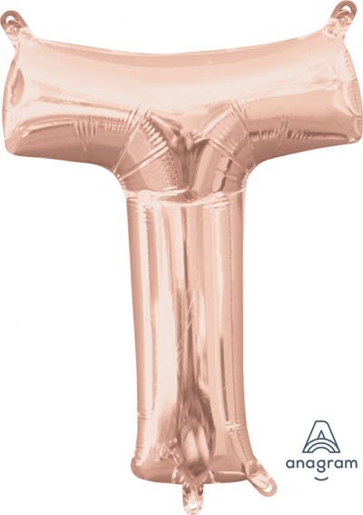 Anagram MiniShape Letter "T" Rose Gold