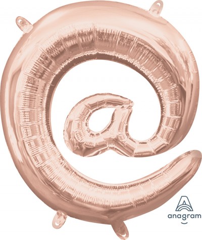 Anagram MiniShape Symbol "@" Rose Gold