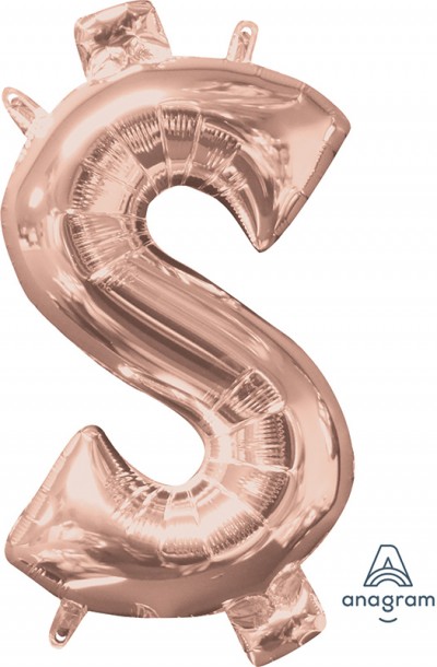 Anagram MiniShape Symbol "$" Rose Gold