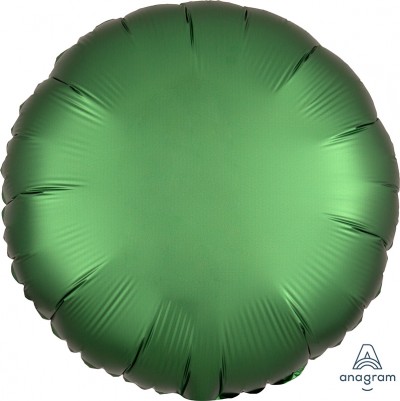 Standard Satin Luxe Emerald Circle  (Flat)