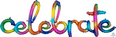 CI: Script Phrase Celebrate Rainbow Splash