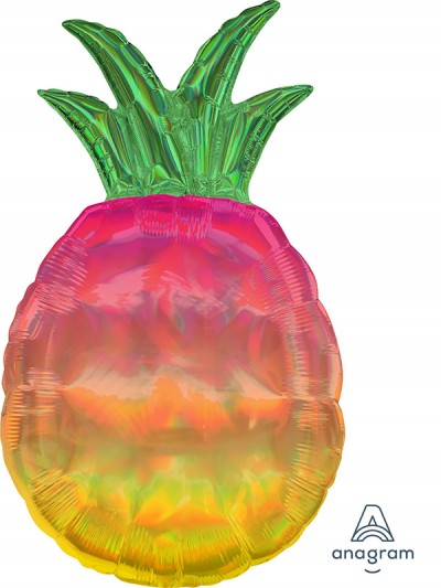 SuperShape Holographic Iridescent Pineapple