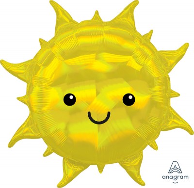 SuperShape Holographic Iridescent Sun