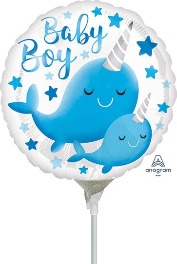 9" Narwhal Baby Boy