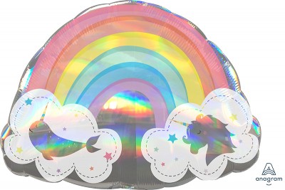 SuperShape Holographic Magical Rainbow