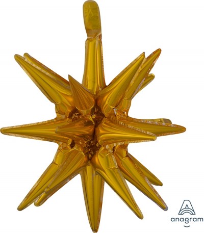Multi-Balloon Magic Star Small Gold