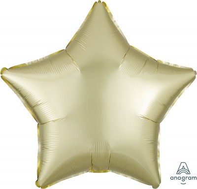 Standard Satin Luxe Pastel Yellow Star  (Flat)