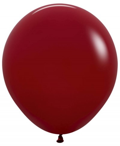 18" Fashion Imperial Red Round (25pcs)
