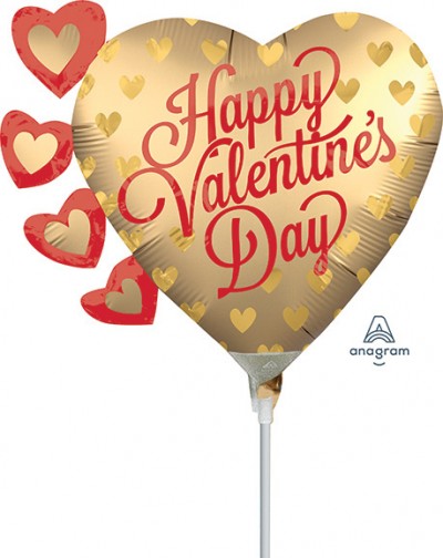 MiniShape Satin Infused Pretty Gold Hearts
