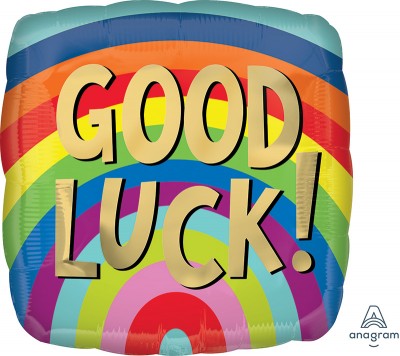 Standard Good Luck Rainbow Stripes