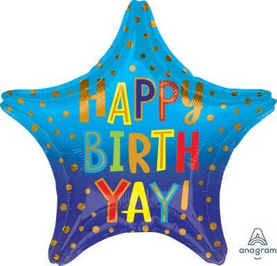 Standard Star Happy Birth YAY