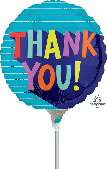 4" Thank You Fun Type