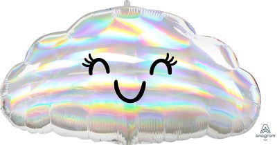 Standard Shape Holographic Iridescent Cloud 