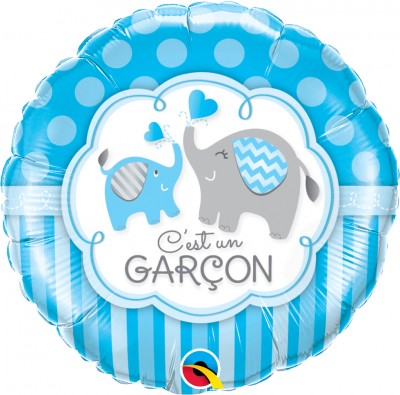 18" C'est Un Garcon - Elephants