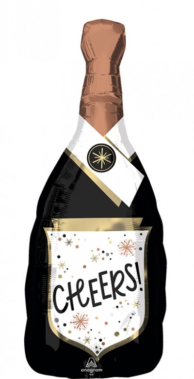 SuperShape Cheers Confetti Bubbly Bottle