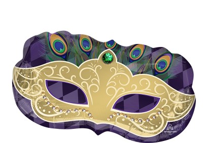 Supershape Mardi Gras Mask