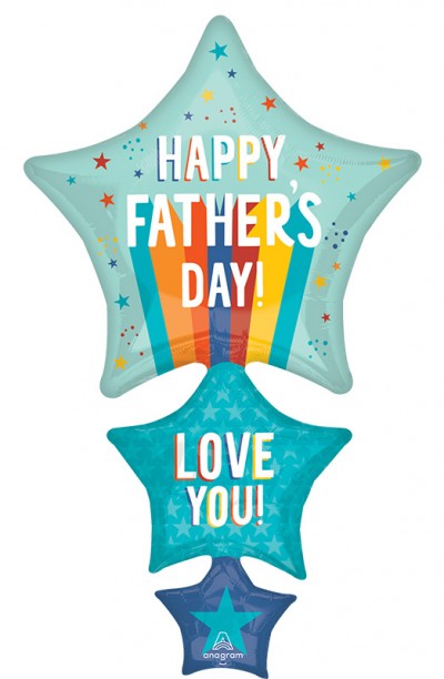 SuperShape Father's Day Playful Stripes & Stars