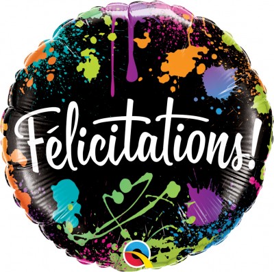 18" Felicitations! Eclaboussures