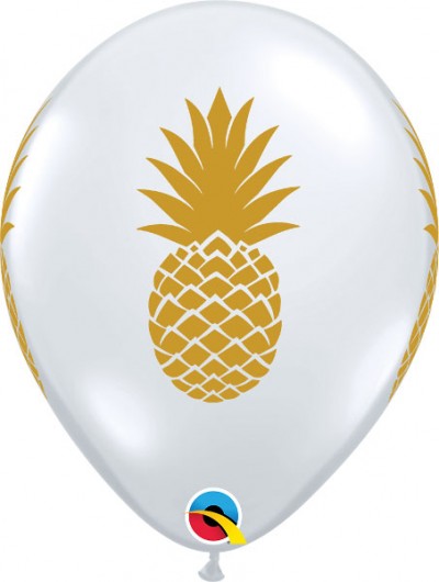11" Pineapple Diamond Clear (50ct)