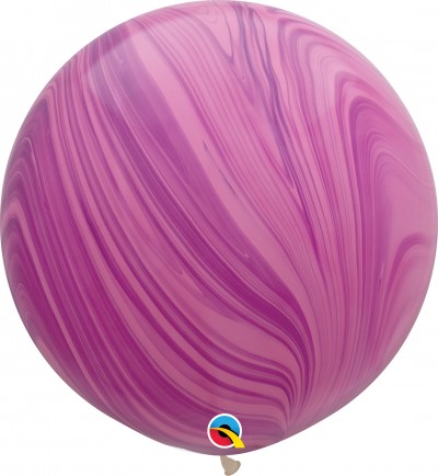 Super Agate 30" Pink Violet 02Ct