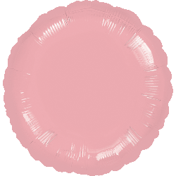 Standard Circle Metallic Pearl Pastel Pink