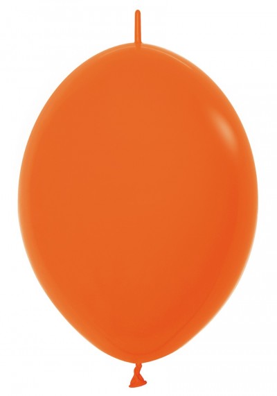 12" Fashion Orange Link-O-Loons (25pcs)