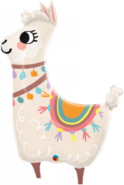 45" Shape Loveable Llama (pkgd)